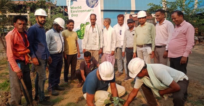 स्काई अलॉयज एंड पावर लिमिटेड में पौधारोपण अभियान : हमारी भूमि, हमारा भविष्य