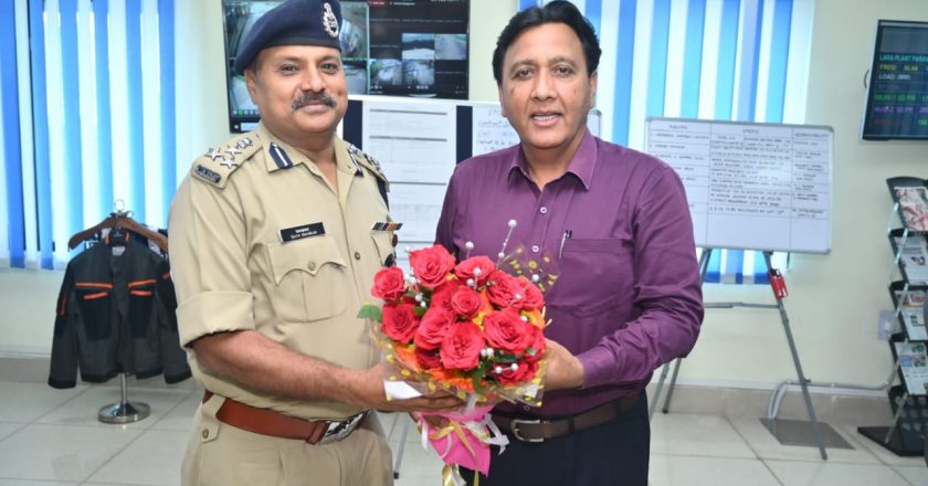 DIG-CISF सेंट्रल जोन, भिलाई ने NTPC लारा का दौरा किया