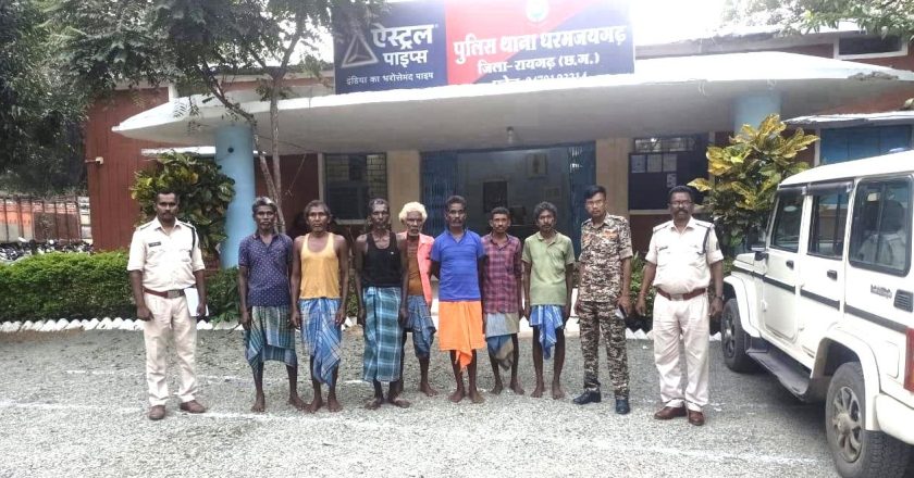 कृषक मवेशियों की तस्करी पर धरमजयगढ़ पुलिस की कार्रवाई, 66 मवेशियों को तस्करों से कराया मुक्त