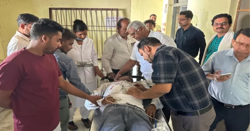 सारंगढ़ के खेल भांठा मैदान में आयोजित राज्योत्सव के दौरान करंट लगने से शिक्षक की मौत