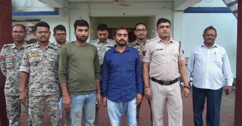 पूंजीपथरा पुलिस की बड़ी कार्रवाई : 35 टन सरिया हेराफेरी का पर्दाफाश, आरोपी ट्रक चालक और व्यापारी गिरफ्तार, चोरी का पूरा माल बरामद