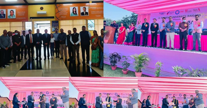 ओ. पी. जिंदल विश्वविद्यालय में तीन-दिवसीय अन्तर्विद्यालयीन प्रतियोगिता ‘स्पर्धा -24’ का भव्य उद्घाटन