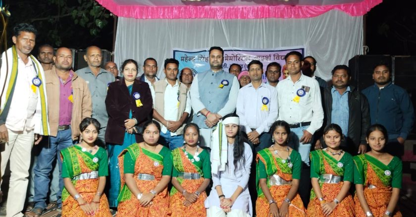 महेंद्र सिंह पटेल मेमोरियल आदर्श विद्यालय नंदेली के राष्ट्रीय सेवा योजना का सात दिवसीय शिविर का समापन