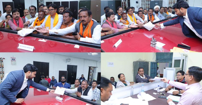 नगरीय निकाय आम निर्वाचन 2024-25 : रायगढ़ नगर निगम : महापौर के लिए 9 एवं पार्षद पद के लिए 177 अभ्यर्थियों ने जमा किया नामांकन