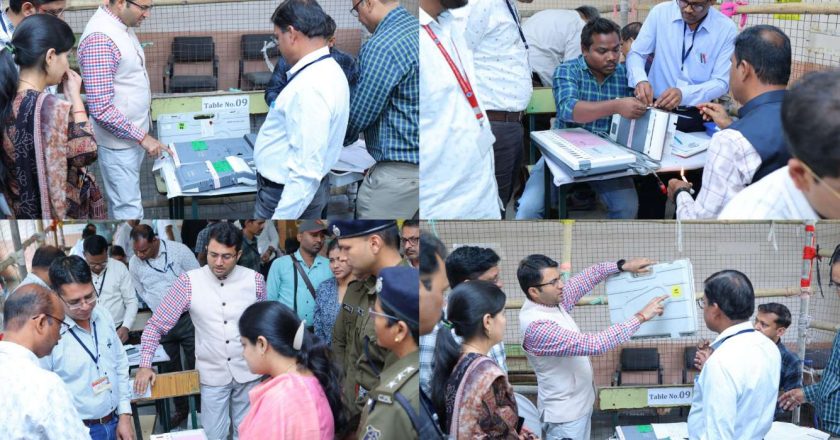 नगरीय निकाय निर्वाचन के लिए ईवीएम की हुई कमीशनिंग