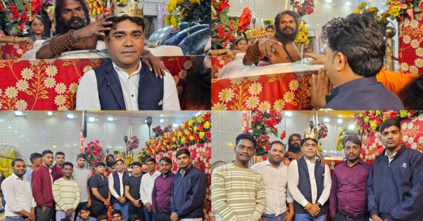 युवा कांग्रेस नेता मुकेश पटेल ने धूमधाम से मनाया जन्मदिन, सत्यनारायण बाबा धाम में लिया आशीर्वाद