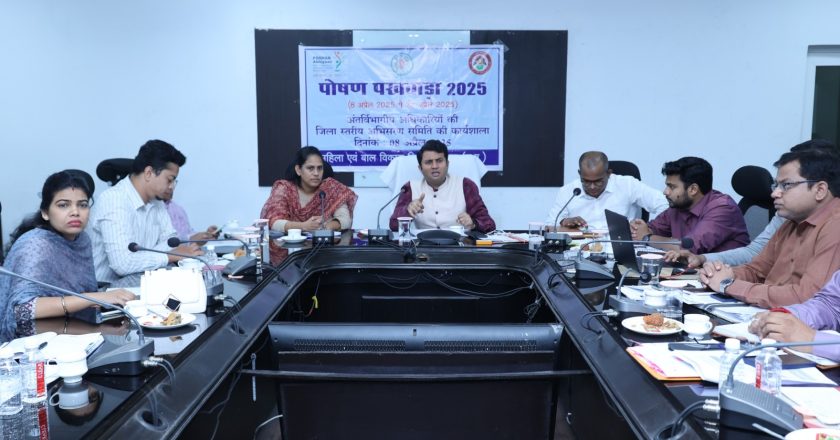 पोषण पखवाड़ा में सभी विभाग अपनी भागीदारी करें सुनिश्चित-कलेक्टर कार्तिकेया गोयल