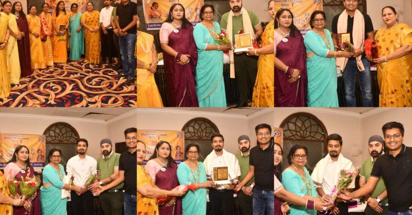 हेल्पिंग हैंड्स क्लब फाउंडेशन का लीनेस क्लब रायगढ़ द्वारा सम्मान