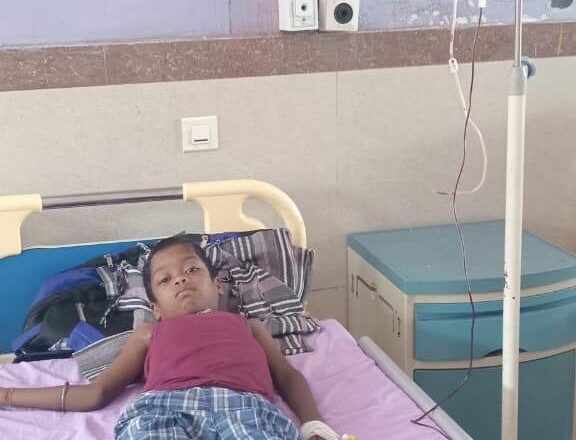 थैलीसीमिया पीड़ित बच्चे को किया गया नि:शुल्क रक्त प्रदाय