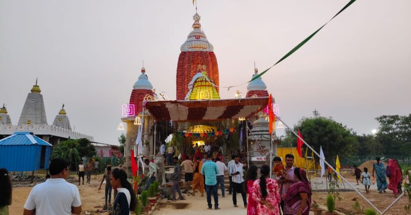एनटीपीसी लारा मे भगवान जगन्नाथ जी का नवनिर्मित मंदिर का प्राणप्रतिष्ठा