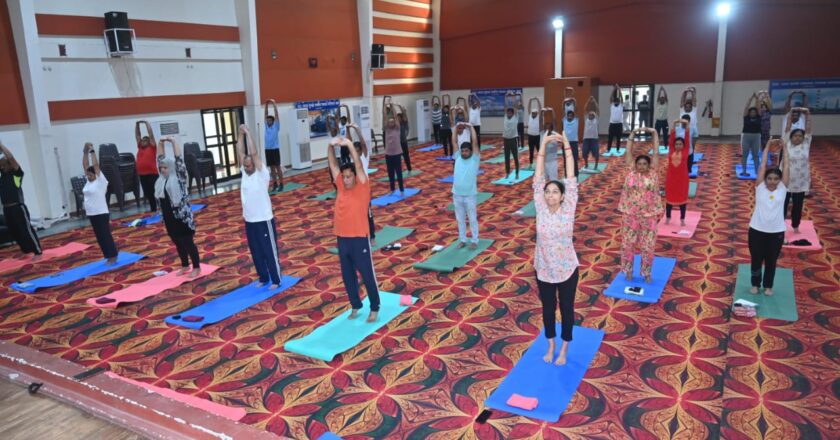 एनटीपीसी लारा में मनाया गया अंतरराष्ट्रीय योग दिवस