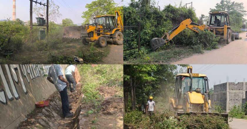 उपसरपंच कुश पटेल की पहल पर दर्रामुड़ा में बरसात पूर्व सफाई कार्य शुरू, शारडा कंपनी का सहयोग सराहनीय
