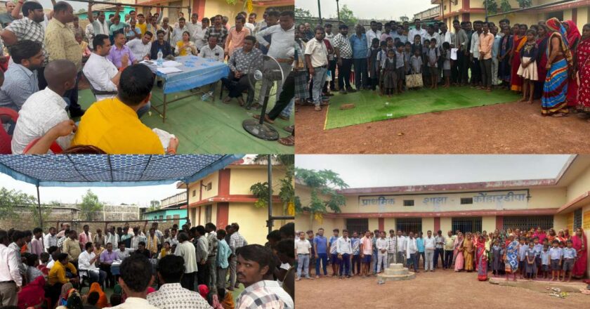 खरसिया के कोंहारडीपा स्कूल में तालाबंदी : बच्चों और अभिभावकों के आंदोलन के बीच विधायक उमेश पटेल बने मसीहा