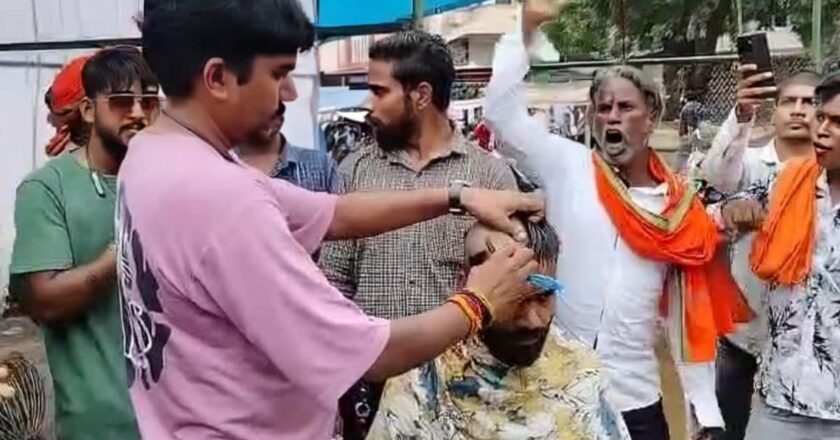 छत्तीसगढ़ के गृहमंत्री से डिमांड पूरी कराने के लिए बजरंग दल वालों ने मुड़वाया सिर, जानिए क्यों