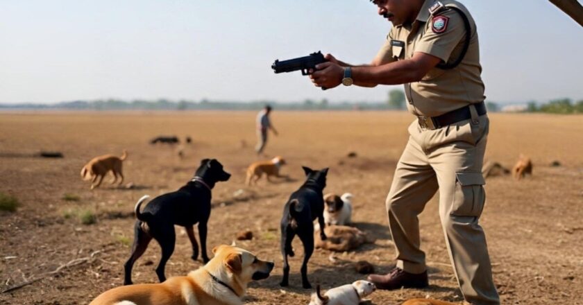 पुलिसवालों के बच्चों को काटा तो 10 कुत्तों को मार दी गोली, शव को बोरे में भरकर फेंका; VIDEO