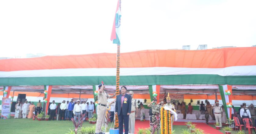 एनटीपीसी लारा में देशभक्ति की उमंग के साथ 79वां स्वतंत्रता दिवस मनाया गया