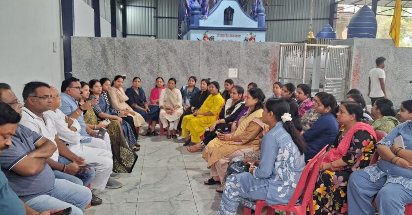 महाराजा अग्रसेन जयंती के लिए जूटमिल और चक्रधर नगर जोन की बैठक संपन्न