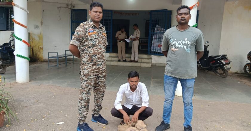 पुसौर पुलिस की शराब रेड कार्रवाई : 48 पाऊच ओड़िशा ब्रॉड अवैध महुआ शराब के साथ युवक गिरफ्तार