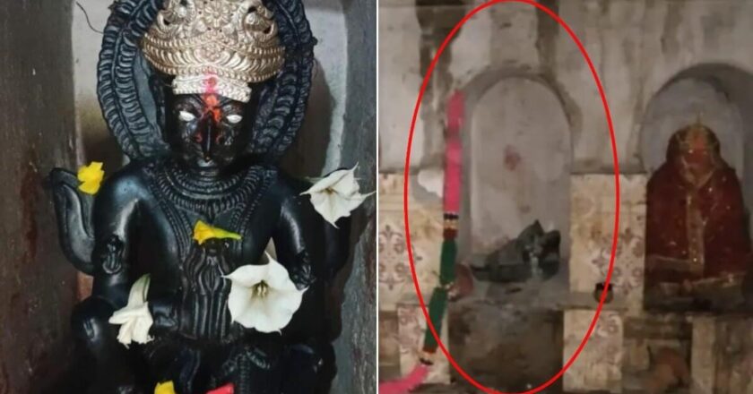 छत्तीसगढ़ के प्रसिद्ध मंदिर से फिर चोरी हुई गरूड़ की मूर्ति; लोग बोले- चोर पछताएगा, 5 बार आ चुकी है वापस
