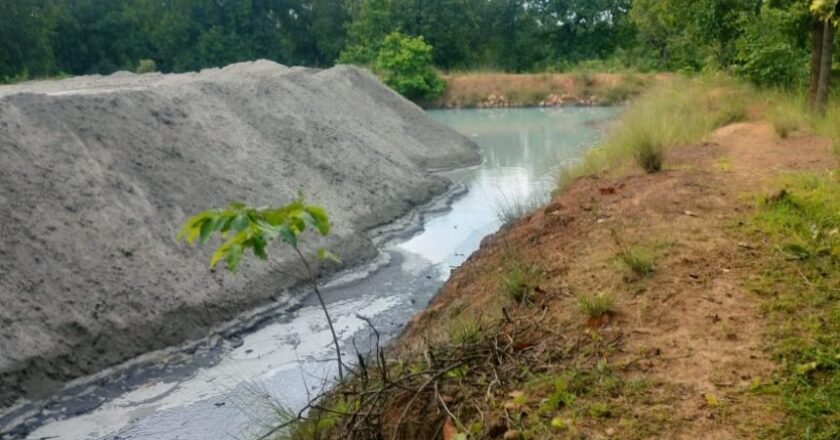 खरसिया के ग्राम पूछियापाली के तालाब में धड़ल्ले से हो रही फ्लाई ऐश की अवैध डंपिंग, जलस्तर से लेकर खेती-किसानी और वन्यजीवों पर मंडरा रहा गंभीर संकट, लेकिन पर्यावरण विभाग बना मूकदर्शक