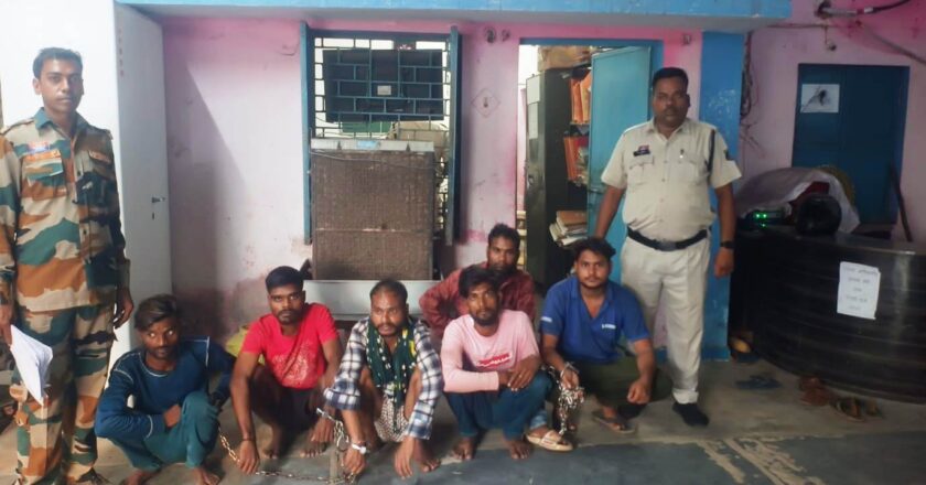 जूटमिल पुलिस ने 6 व्यक्तियों पर की प्रतिबंधात्मक कार्रवाई, भेजा जेल