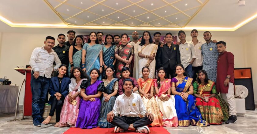 एम.ए. मनोविज्ञान के विद्यार्थियों ने नवप्रवेशियों को दी फ्रेशर्स पार्टी