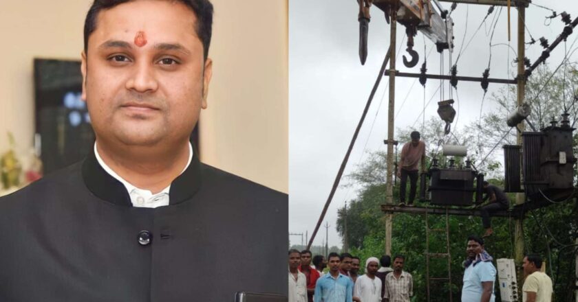विधायक उमेश पटेल की पहल से बिंजकोट में नया ट्रांसफार्मर लगा, ग्रामीणों को मिली राहत