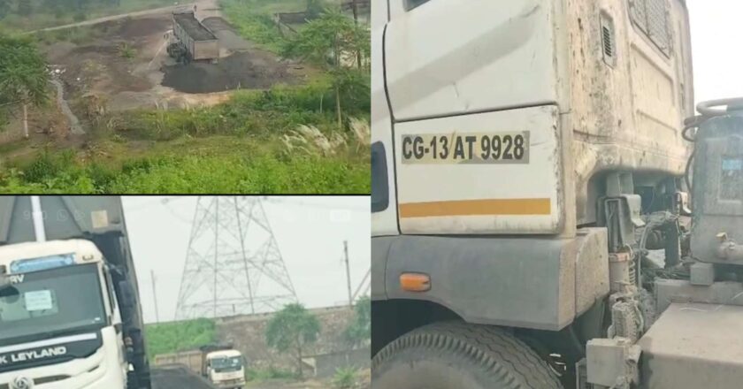 खरसिया में फ्लाईऐश का आतंक : ट्रांसपोर्टरों का हौसला बुलंद, सड़कों और गांवों में धड़ल्ले से हो रहा अवैध डंप