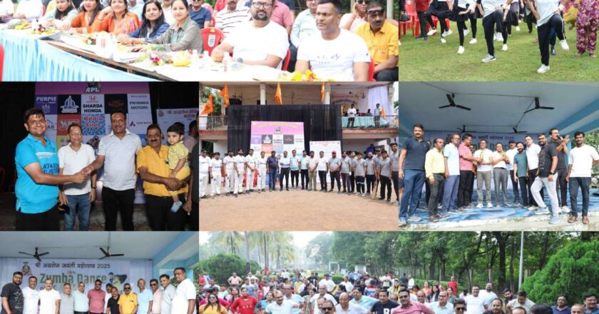 स्वास्थ्यवर्द्धक संदेश के साथ सुबह सुबह कमला नेहरू पार्क में जुम्बा डांस का आयोजन
