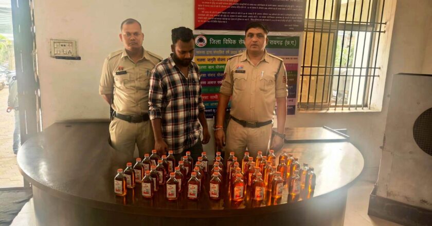 कोतवाली पुलिस की लाखा में दबिश, अवैध शराब कारोबार का पर्दाफाश – आरोपी गिरफ्तार, 48 नग अंग्रेजी शराब जब्त