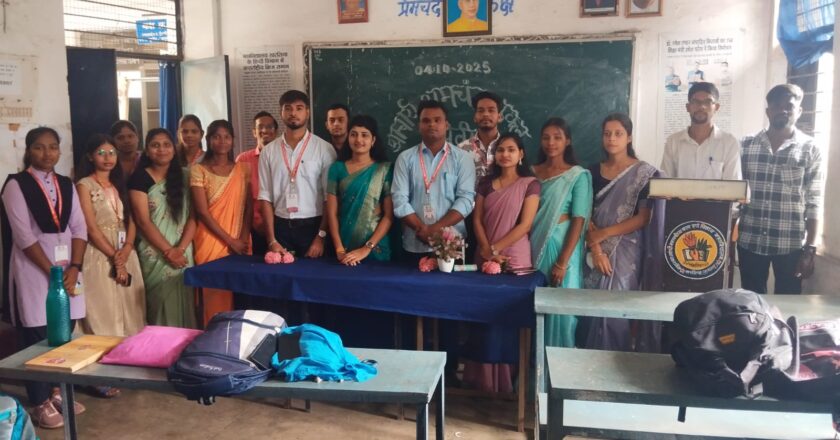 हिंदी विभाग में आ. रामचंद्र शुक्ल जयंती संपन्न