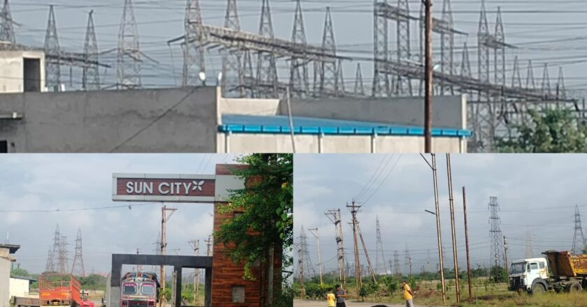 रायगढ़ शहर के Sun City कॉलोनी में प्लॉट लेने से पहले सोच ले : हाईवोल्टेज तारों के आस पास बसी “सन सिटी” कॉलोनी पर सवाल, धड़ल्ले से बेचे जा रहा है प्लॉट.. आखिर परमिशन कैसे मिला?