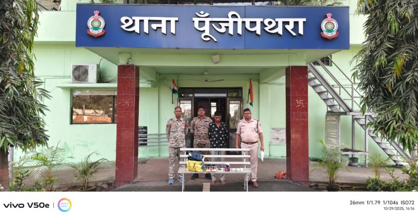 पूंजीपथरा में शातिर चोर गिरोह का पर्दाफाश, पूंजीपथरा पुलिस और साइबर सेल की संयुक्त कार्रवाई में दो आरोपी गिरफ्तार, डेढ़ लाख की संपत्ति बरामद