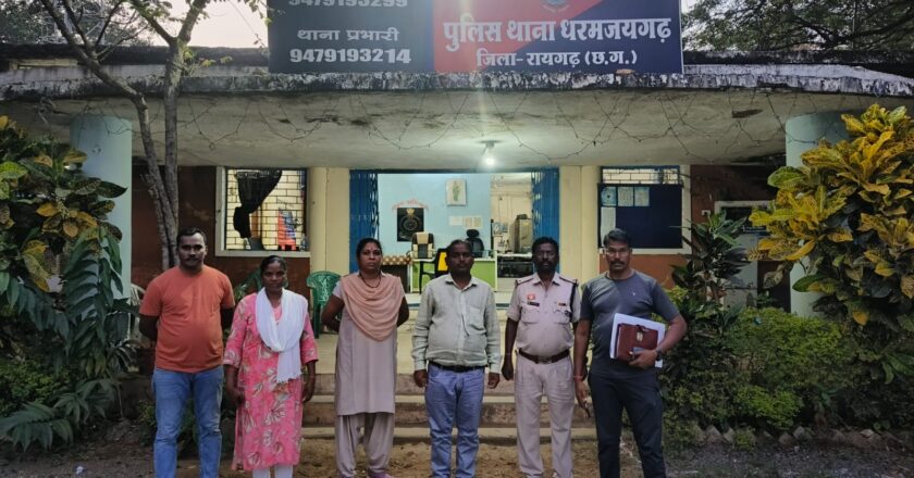 धरमजयगढ़ पुलिस की बड़ी कार्रवाई : खम्हार रोड हादसे में नाबालिग कार चालक सहित दो गिरफ्तार — गैर इरादतन हत्या की धाराओं में मामला दर्ज