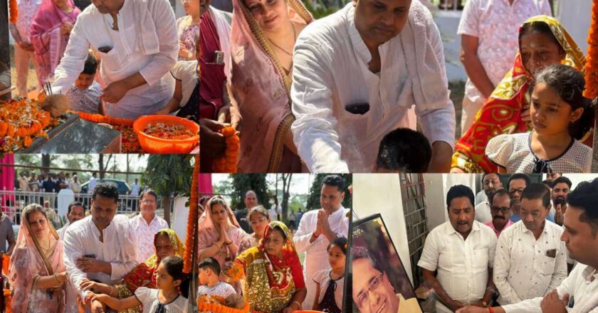 जन्म-जयंती पर जननायक ‘नंदू भैया’ को श्रद्धांजलि देने शांति बगिया में उमड़ा श्रद्धा का सैलाब