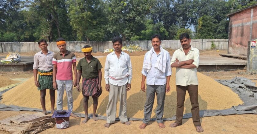 जिले में अब तक 5,845.20 क्विंटल धान की खरीदी-पारदर्शी व्यवस्था और सुदृढ़ प्रबंधन से किसानों में बढ़ा उत्साह