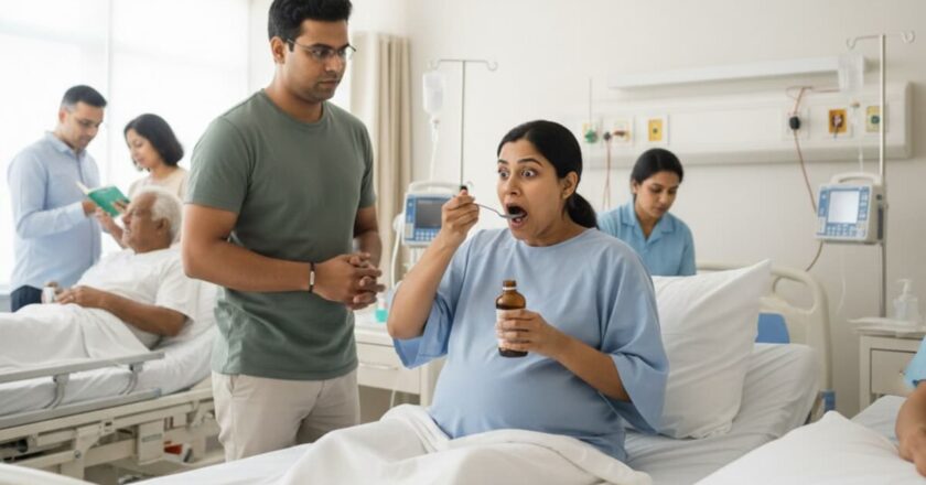 गर्भवती के सिरप पीते ही मुंह में आया ‘मांस जैसा टुकड़ा’, सरकारी अस्पताल में मचा हड़कंप