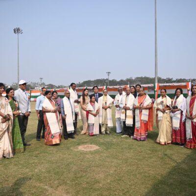 एनटीपीसी लारा में देश भक्ति एवं हर्षोल्लास के साथ मनाया गया देश के 77वें गणतंत्र दिवस