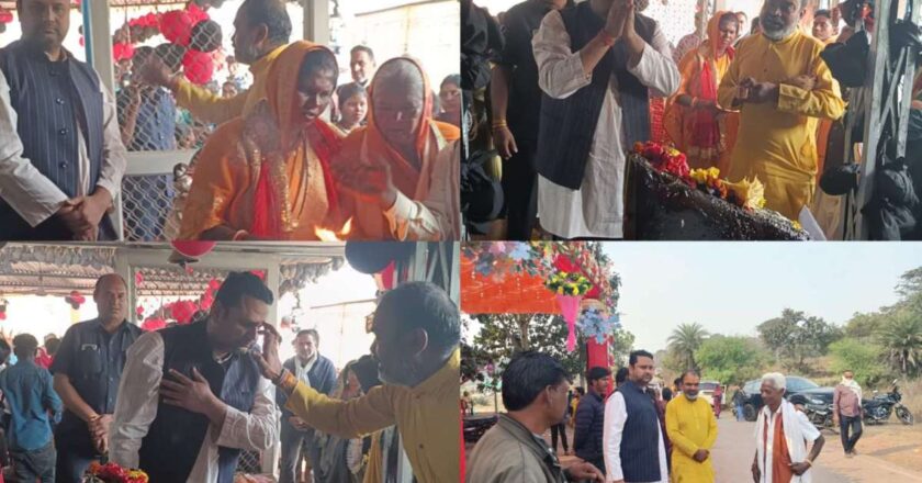 खरसिया के कुर्रूभांठा शनिधाम में मौनी अमावस्या पर भव्य श्री शनिदेव जन्म महोत्सव संपन्न