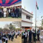 महेंद्र सिंह पटेल मेमोरियल आदर्श विद्यालय नंदेली में हर्षोल्लास के साथ मनाया गया गणतंत्र दिवस