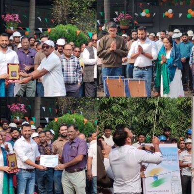 स्काई एलॉयज एंड पावर लिमिटेड में धूमधाम से मनाया गया 77वां गणतंत्र दिवस