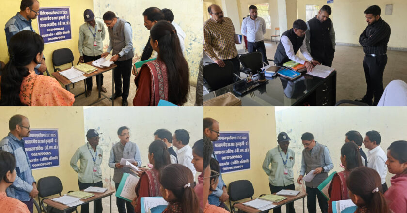 कलेक्टर ने जिले में संचालित विभिन्न शैक्षणिक संस्थानों का किया आकस्मिक निरीक्षण