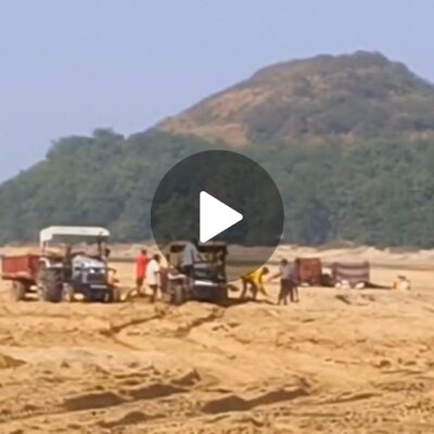 खरसिया : धड़ल्ले से हो रही अवैध रेत तस्करी.. Watch Video