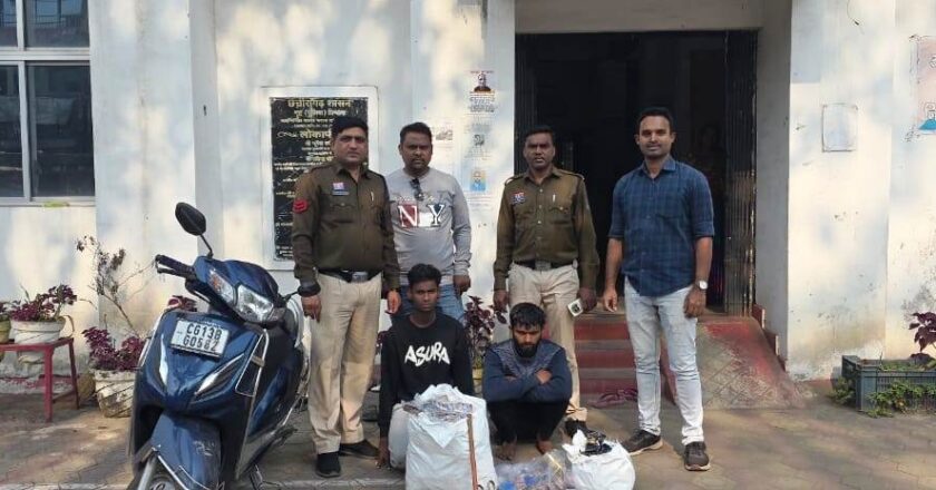 इंदिरा नगर पान दुकान चोरी का खुलासा, दो आरोपी गिरफ्तार, चोरी पान मशाला बरामद