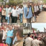 खरसिया में प्यासी फसलों के लिए फूटा आक्रोश : तहसील गेट पर कांग्रेसियों और किसानों का ‘हल्ला बोल’, नहरों में पानी छोड़ने प्रशासन को 7 दिन का डेडलाइन!