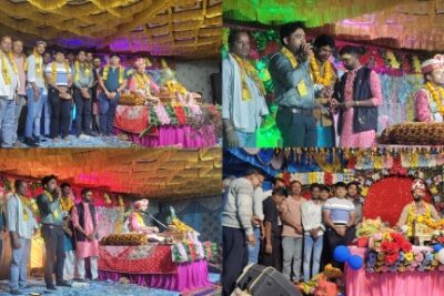 श्रीमद् भागवत कथा में शामिल हुए युवा कांग्रेस नेता मुकेश पटेल, बिंजकोट व मुरा में कथा श्रवण कर कथावाचकों से लिया आशीर्वाद