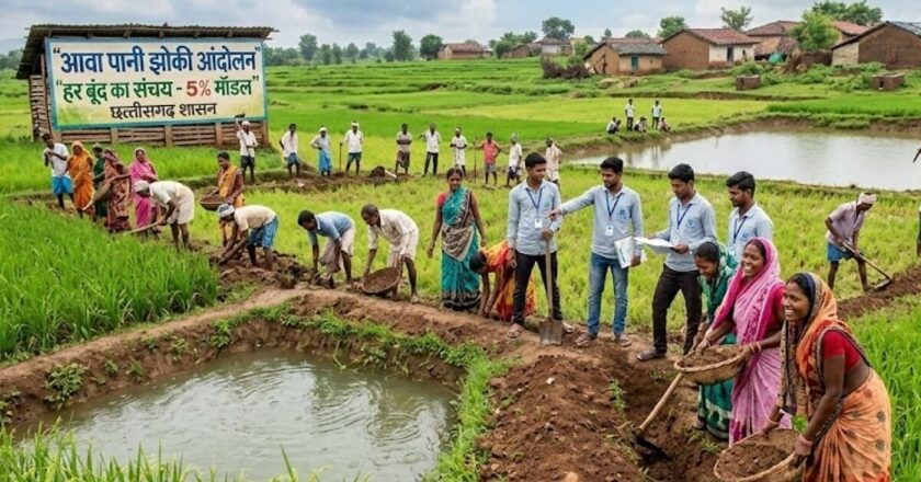 क्या है छत्तीसगढ़ का ‘आवा पानी झोकी’ आंदोलन, जिसके जरिए जल क्रांति ला रहे प्रदेश के किसान