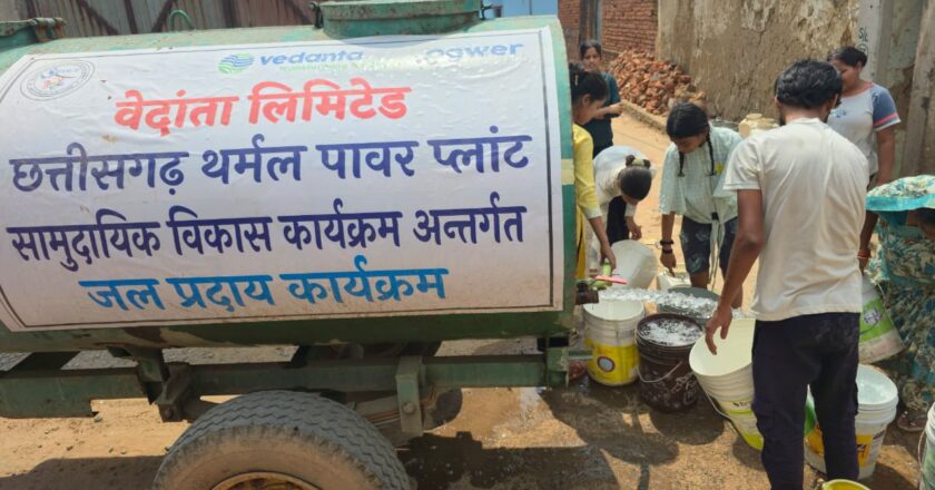 जल संकट से जूझ रहे निमोही के नागरिकों को मिली वेदांता पावर की मदद