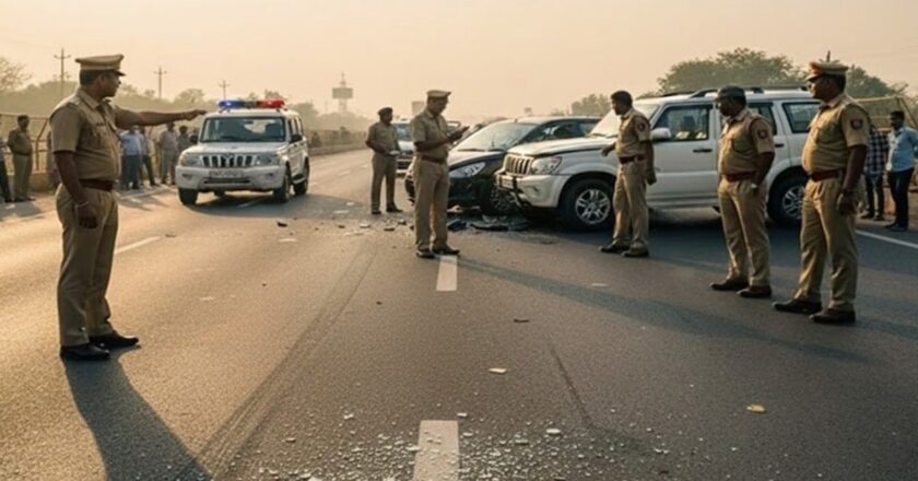 कबीरधाम में दर्दनाक हादसा! पुल से नीचे गिरी तेज रफ्तार कार; 4 की मौत
