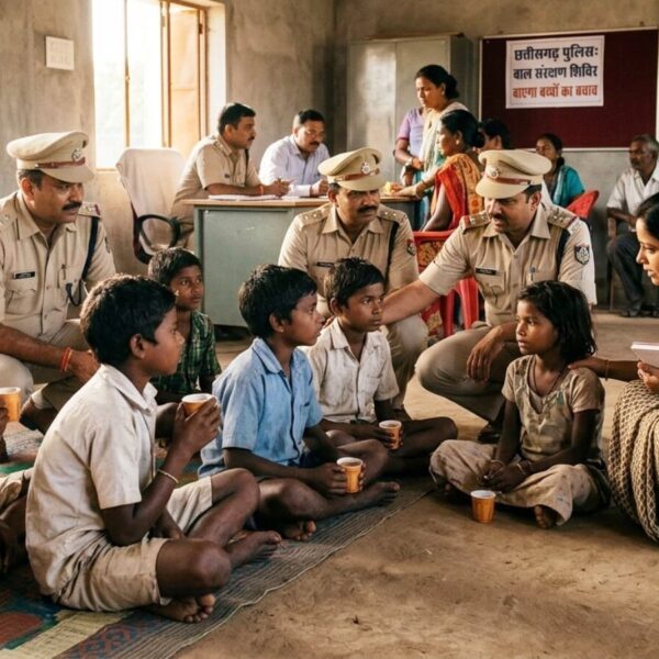 छत्तीसगढ़ में पुलिस ने मानव तस्करों से छुड़ाए 13 बैगा बच्चे, 1 से 2 हजार रुपए महीना देकर करा रहे थे बंधुआ मजदूरी